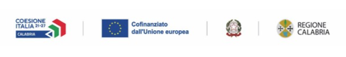 Coesione Italia 21-27 Calabria — Cofinanziato dall'Unione europea, Repubblica Italiana, Regione Calabria